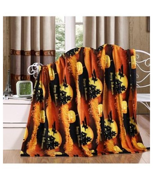 Ultra Soft & Cozy Oversized Halloween Flying Witches Plush Throw Blanket Cover - 50 in. W x 60 in. L