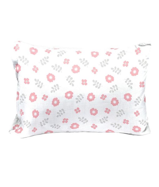 Cutout Floral 100% Organic Cotton Pillowcase - Standard