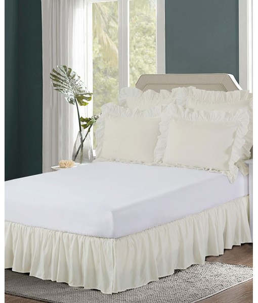 Magic Skirt Ruffled Queen Bed Skirt