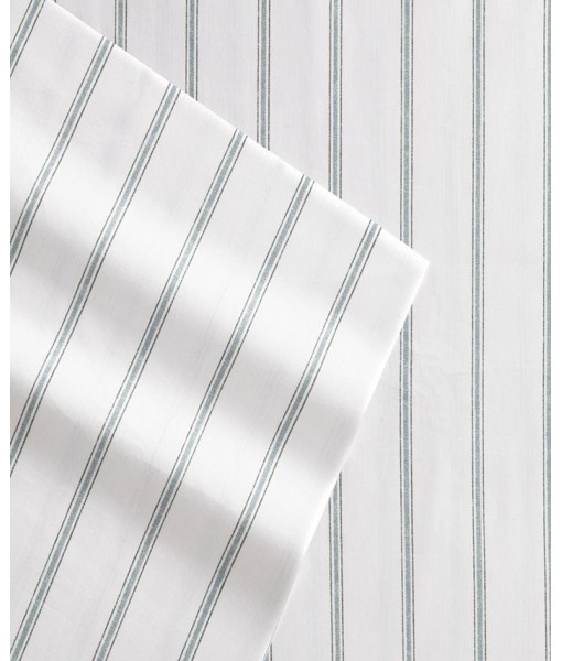 Trenton Stripe Cotton Percale Full Sheet Set
