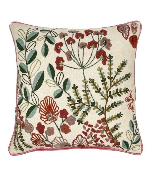 Botanical Harvest Embroidery Pillow  18