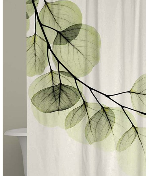 Green Leaves Shower Curtain