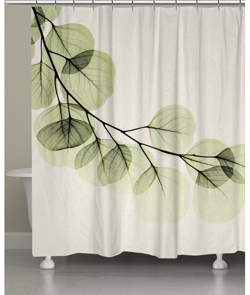 Green Leaves Shower Curtain