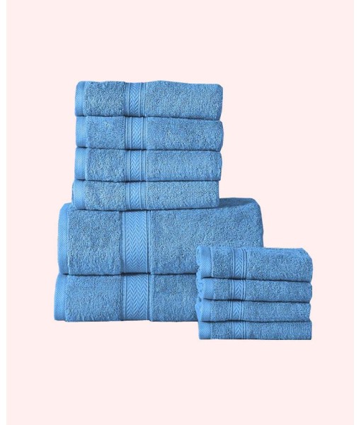 Soft and Luxurious Ultra Absorbent Towel Set - 10 Piece