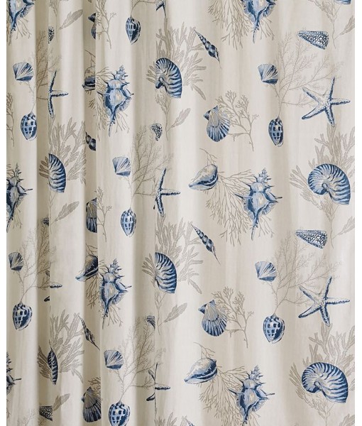 Bayside Seashell Shower Curtain  72